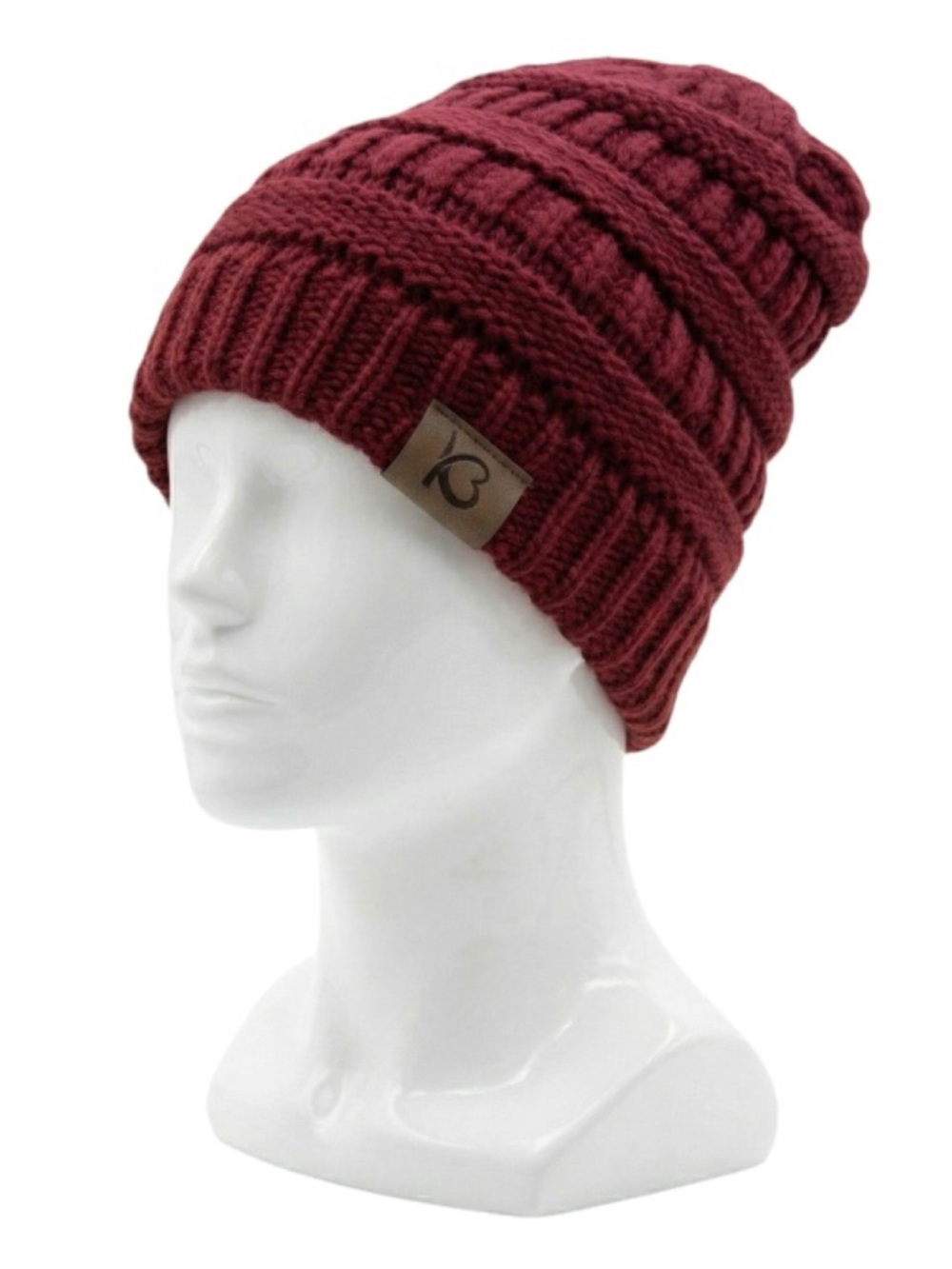 K & B Campfire Cozy Beanie, Burgundy (NWT) (Size: OSFM)